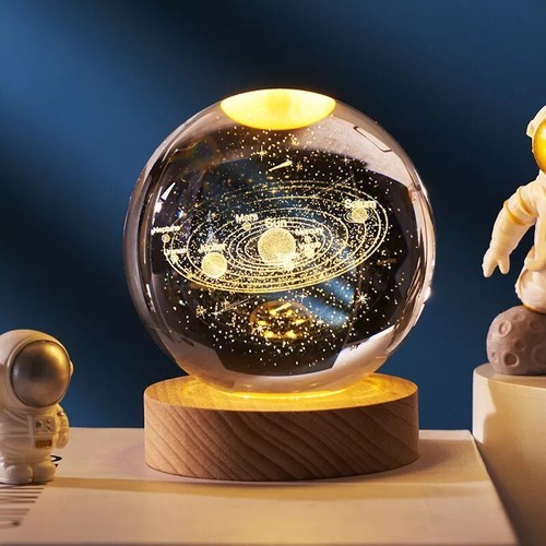 Lampada sistema solare - sistema, 3d