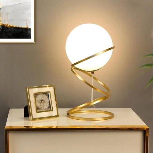 Lampada tavolo sfera vetro - da,